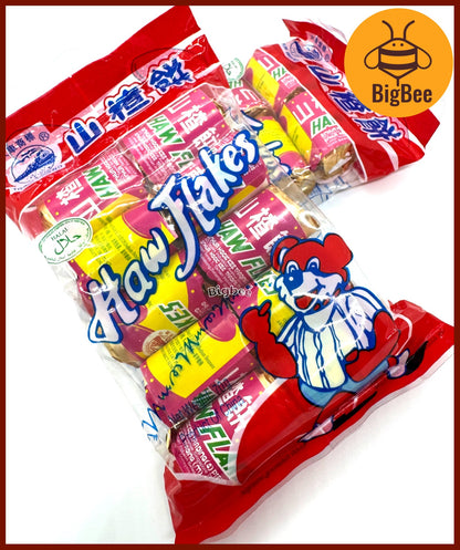 Train Brand Haw Flakes - 70g/pkt (10pcs) Mini Rolls Haw Flakes (Halal) 火车牌 山楂饼 火车牌 山楂片