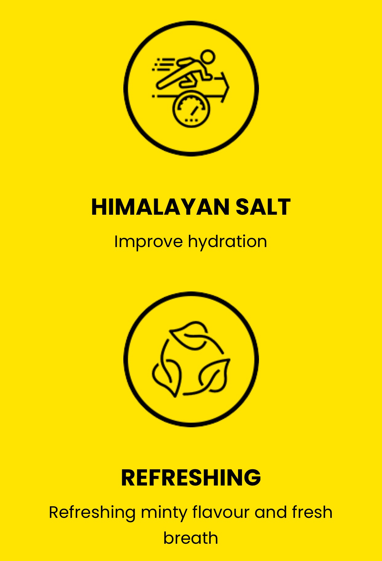 Himalaya Salt Sports Candy - 15g-25g/pkt Lemon/Ginger Lemon/Honey Lime/Peppermint/Honey Lemon/Berry Sakura/Altice Fresh