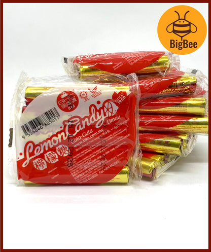 Ling Mong Tablets - 8gx5's / pkts Lemon Tablets Old School Snack Candy (Halal)