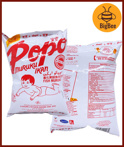 Popo Muruku - 60g x 2pkts Original / Sweet & Spicy PO PO Muruku Fish Muruku