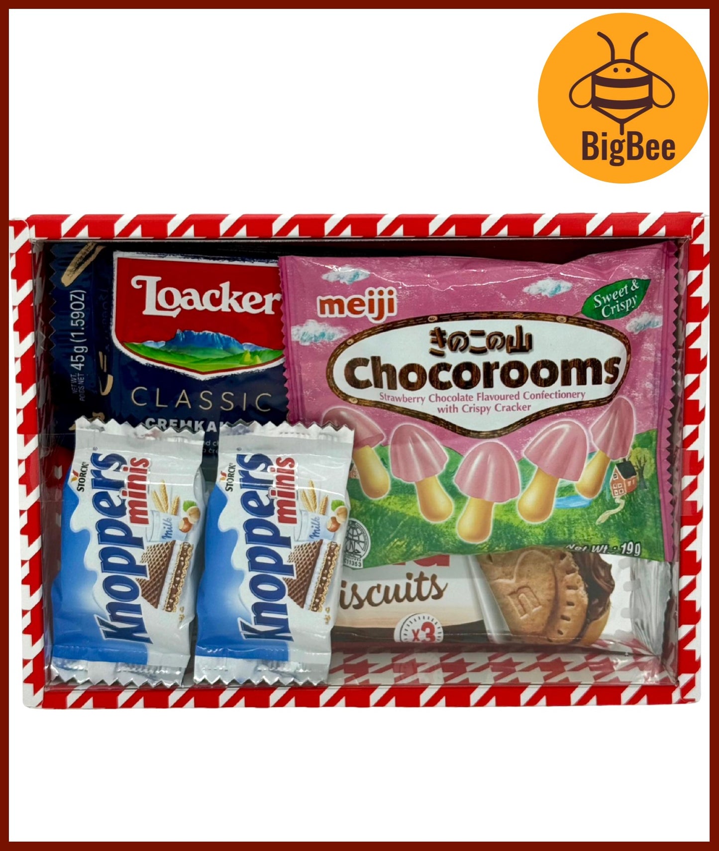 Snack Gift Pack - Tea Butter Cookies Chocolate Candy Gummy Gift Set Door Gift Festive Gift Pack Xmas Corporate Event
