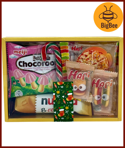 Snack Gift Pack - Tea Butter Cookies Chocolate Candy Gummy Gift Set Door Gift Festive Gift Pack Xmas Corporate Event