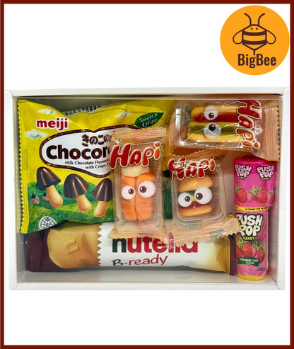 Snack Gift Pack - Tea Butter Cookies Chocolate Candy Gummy Gift Set Door Gift Festive Gift Pack Xmas Corporate Event