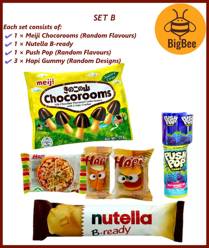 Snack Gift Pack - Tea Butter Cookies Chocolate Candy Gummy Gift Set Door Gift Festive Gift Pack Xmas Corporate Event