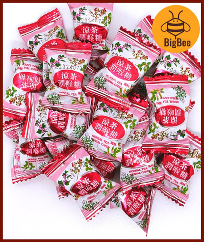 Refreshing Herbal Candy - 200g / 500g Peppermint/Mint/Ume Plum/Kumquat & Lemon/Herbal Tea/Quench Thirst Throat/Propolis