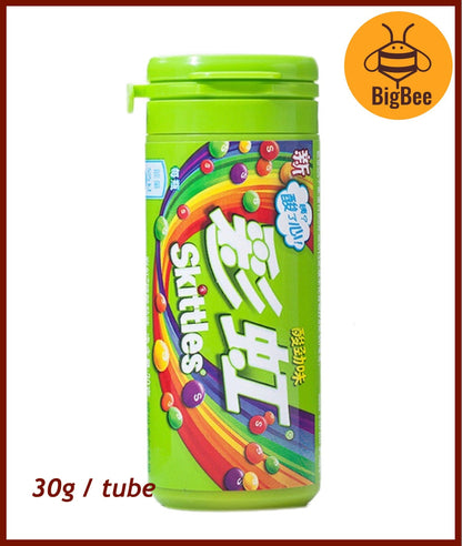 Skittles Tube Candy - 30g / tube Original / Sour / Fruit Berry / Flower Fruit / Yogurt / Fruit Tea Rainbow Candies