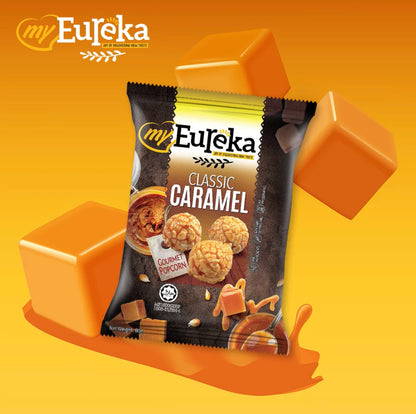 myEureka Gourmet Popcorn - 80g/pack Classic Caramel / Savoury Cheese / Creamy Sour Cream & Onion / Golden Salted Egg