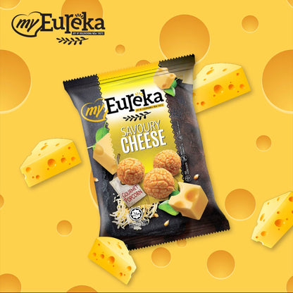 myEureka Gourmet Popcorn - 80g/pack Classic Caramel / Savoury Cheese / Creamy Sour Cream & Onion / Golden Salted Egg