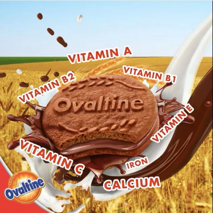 Ovaltine Chocolate Malt Cookies - 30g x 12pkts / 24g x 12pkts / 130g/Slug Sandwich Cookies with Chocolate Malt Cream