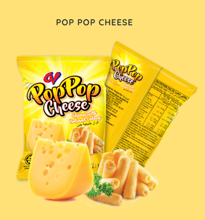 Pop Pop Sweet Corn / Chicken / Chilli / BBQ / Cheese - 16g x 10pkt Corn Snack Old School Chips