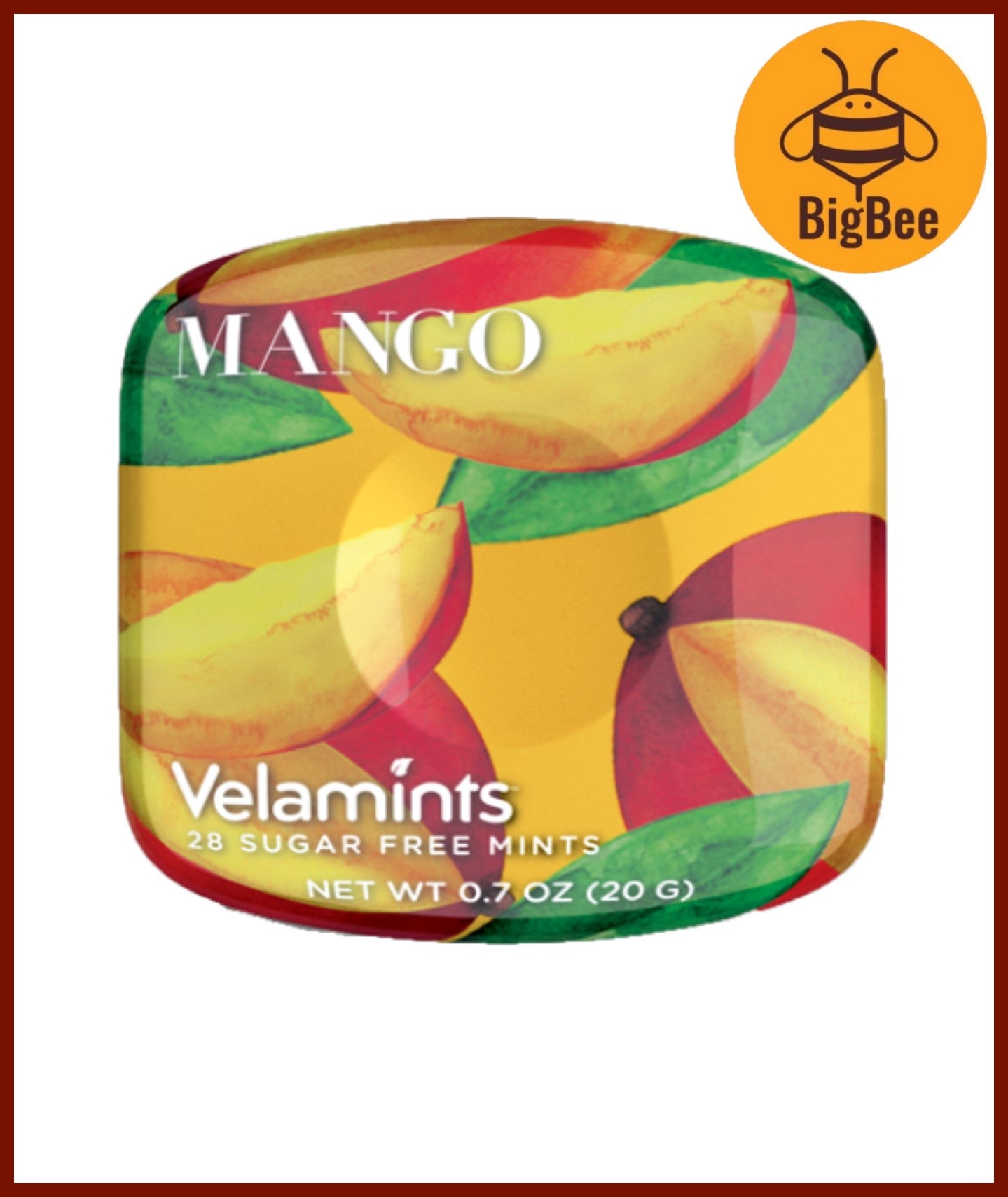 Velamints - 20g Expressions Black Currant / Mango / Velamints Fresh & Pure Peppermint / Spearmint Mints Stevia