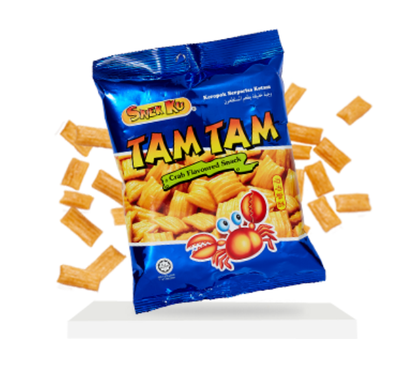 [Bundle 10pkts] Snek Ku - 20g x 10pkts Mi-Mi Prawn / Mi-Mi Garlic Mi Spicy / Tam Tam / Mi Mi