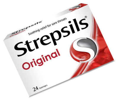 Strepsils Lozenges - 24 Lozenges / 16 Lozenges x 1 box Assorted Flavour