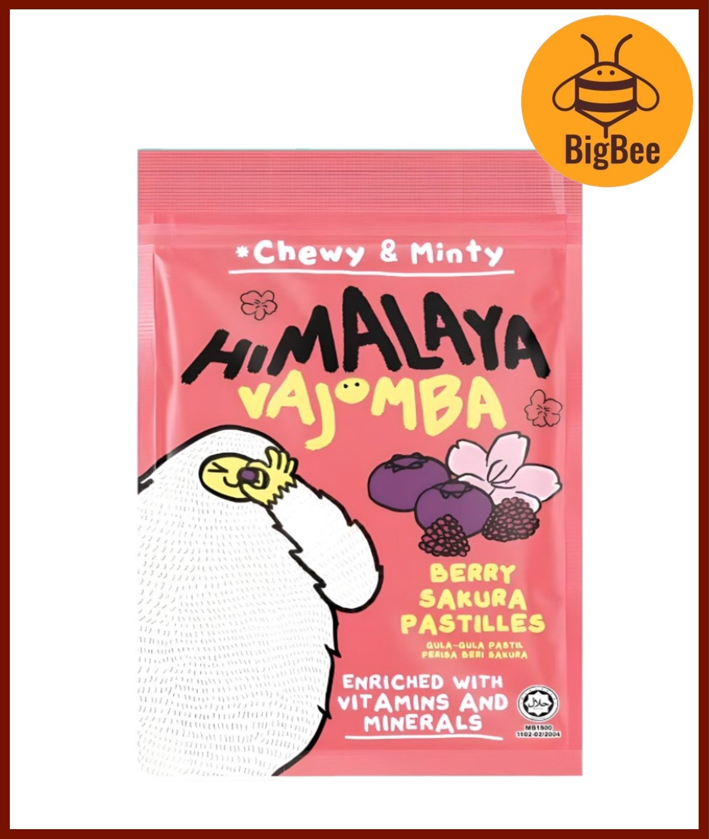 Himalaya Salt Sports Candy - 15g-25g/pkt Lemon/Ginger Lemon/Honey Lime/Peppermint/Honey Lemon/Berry Sakura/Altice Fresh