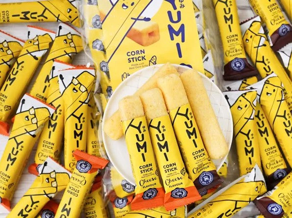 Yumi Corn Stick - 8.5g x 20stick Original / BBQ Chicken / Cheese Assorted Flavours Yumi Keropok Jagung Stick