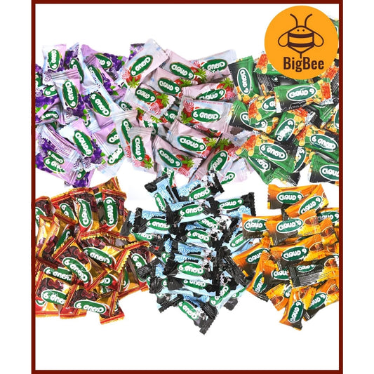 Cloud 9 Candy  - 200g/500g Blueberry / Strawberry / Lemon Iced Tea / Chocolate Chews / Butter Caramel / Milk / Dynamite