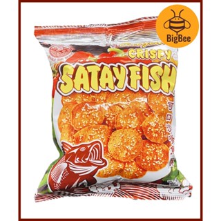 Whale Sun Crispy Satay Fish - 150g/pkt  WhaleSun Brand Crisy Satay Fish Chips 可口沙爹鱼酥