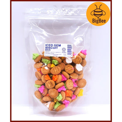 Biscuits - 130-150g+/- Iced Gem Baby Ball Egg Cracker Pineapple Jam Flying Fish Mini Soda Roti Kok Marjerin Old School