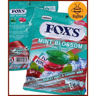 Fox's Crystal Clear Candy - 90g - 125g/pkt (Halal) Mints / Fruits / Berries / Fruity Mints / Spring Tea / Mint Blossom