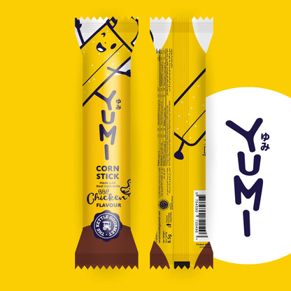 Yumi Corn Stick - 8.5g x 20stick Original / BBQ Chicken / Cheese Assorted Flavours Yumi Keropok Jagung Stick